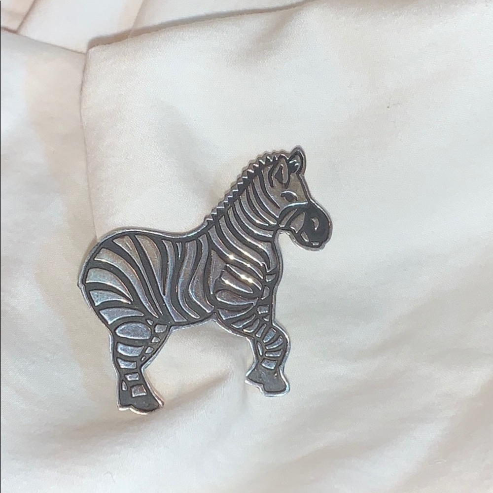 Mexico 925 Zebra pin